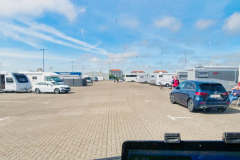 Stellplatz auf der Platte