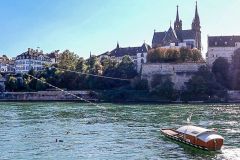 Seilfähre von Kleinbasel nach Basel