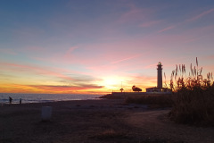 Leuctturm-im-Sonnenuntergang